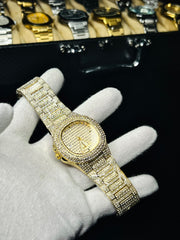 Patek Philippe Geneve - Golden Colour & White Stones